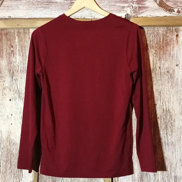 Nike dri-fit Cavaliers  crew neck burgundy yellow sports tee boys 14-16 L - Picture 5 of 7